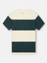 Dark green wide stripe t-shirt