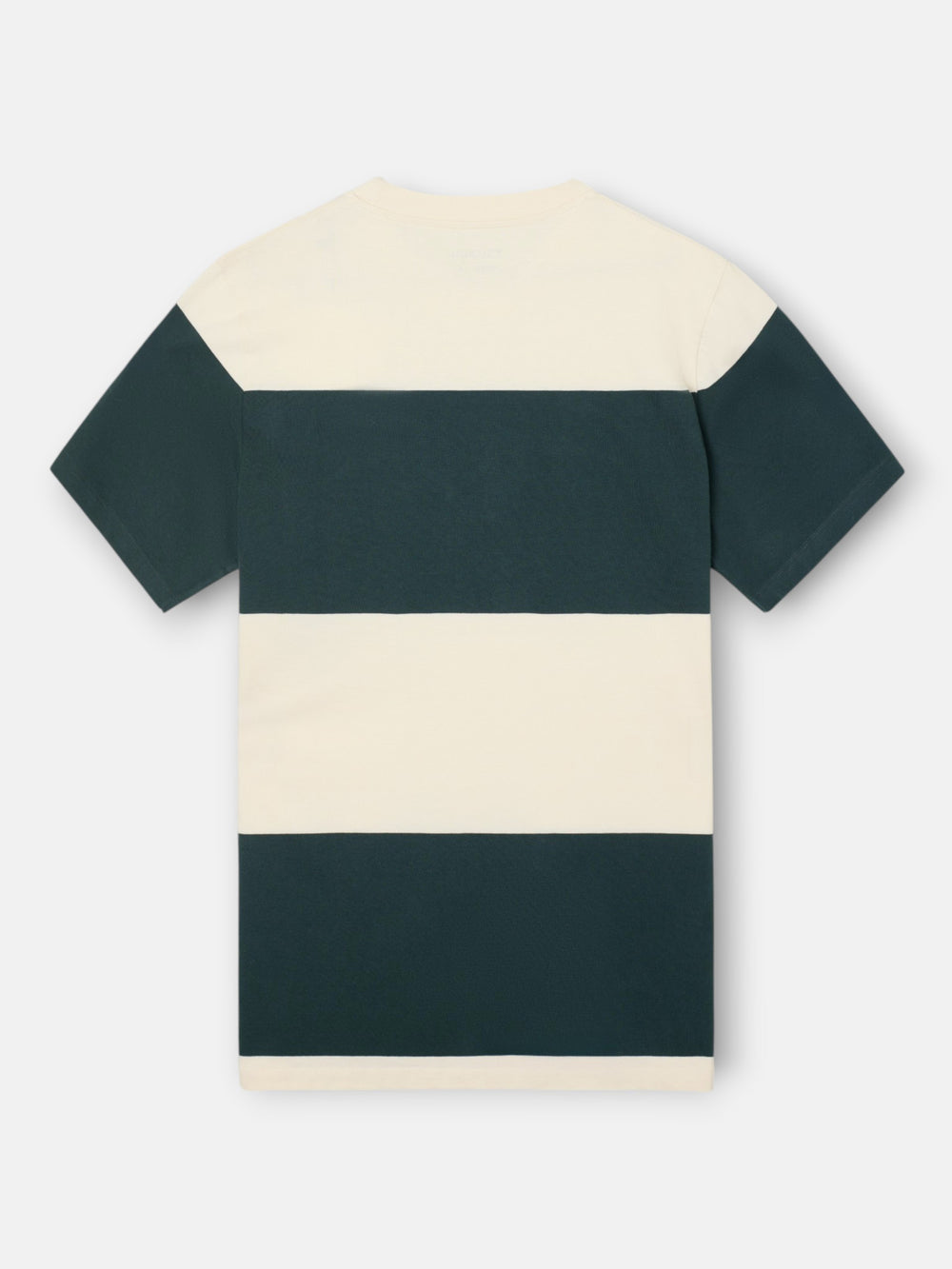 Dark green wide stripe t-shirt
