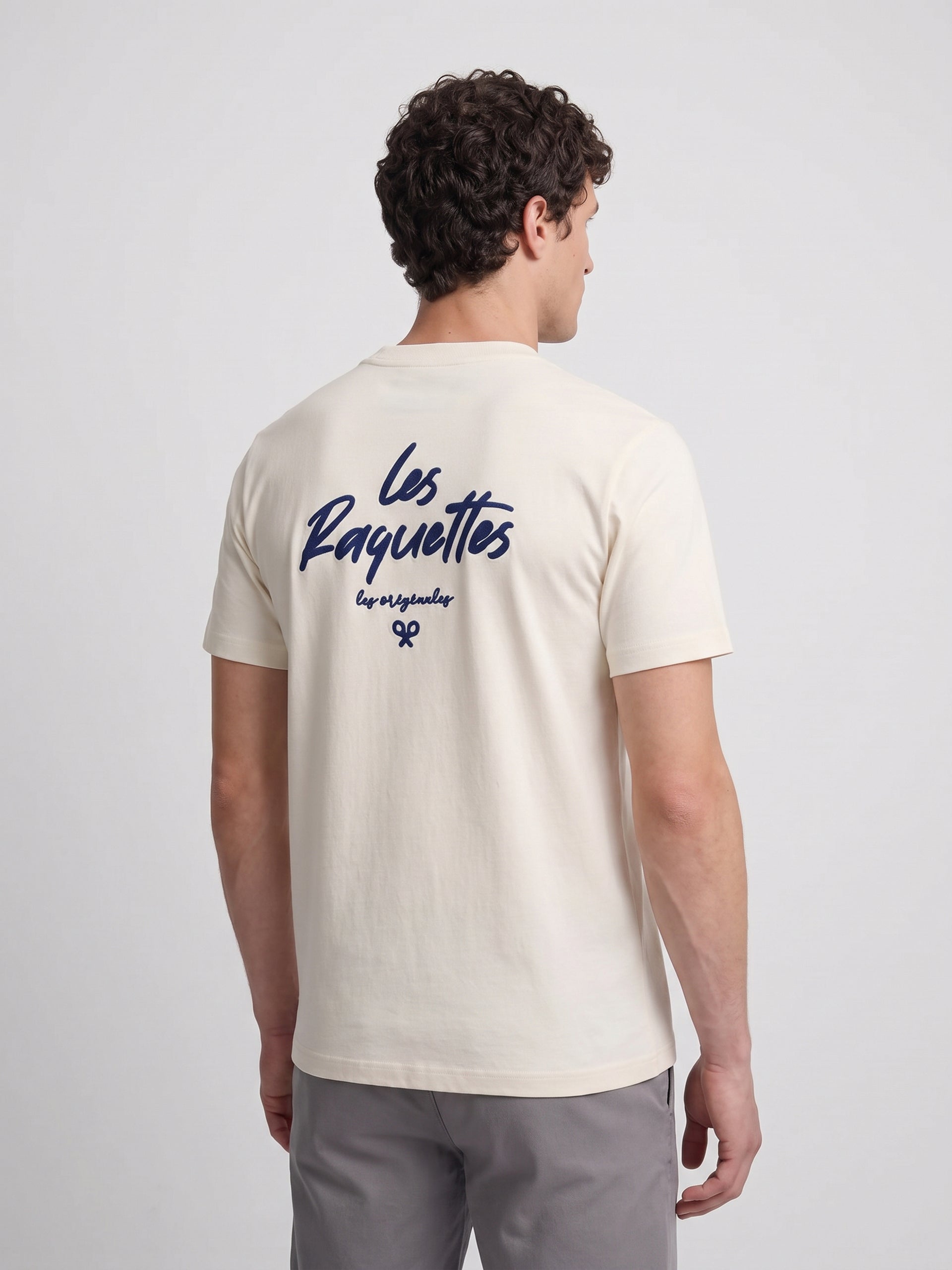 Camisola les raquettes creme