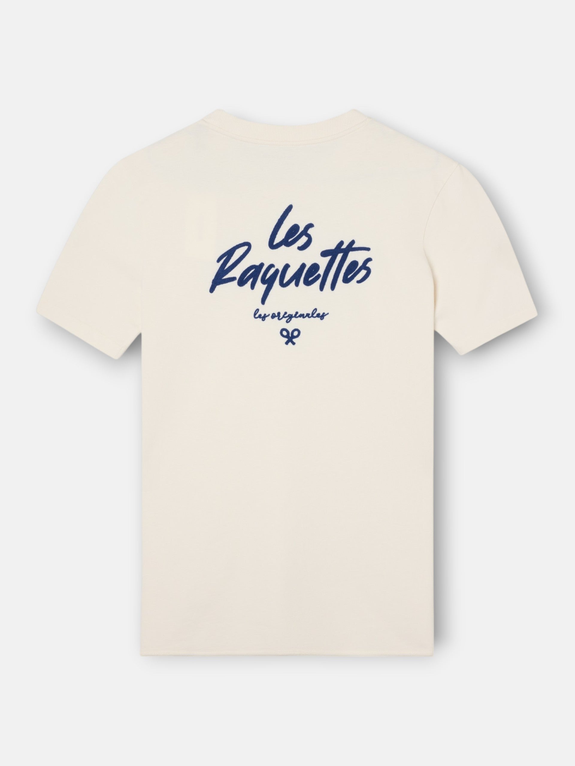 Camiseta les raquettes crema