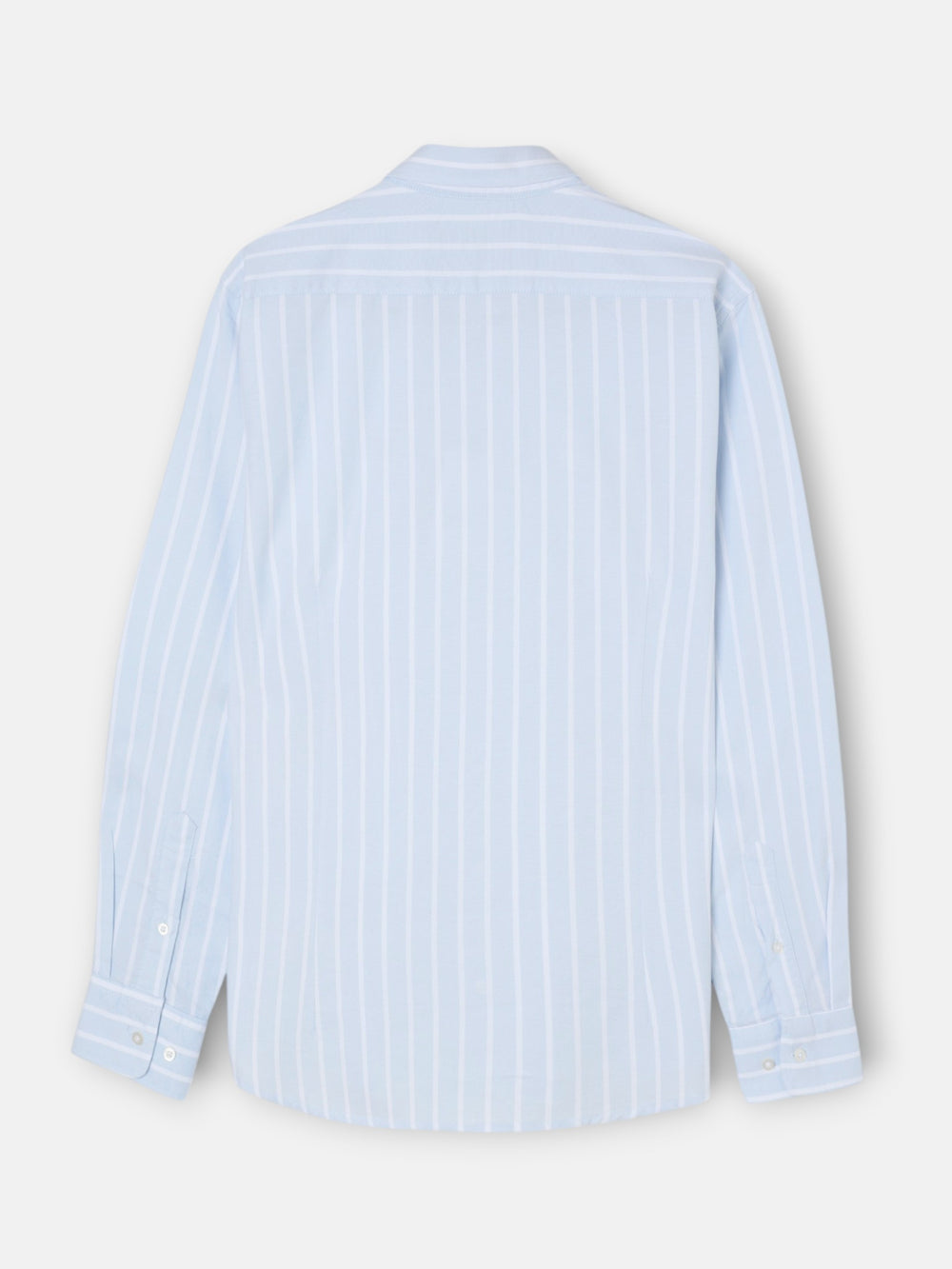 Camisa sport oxford raya ancha celeste