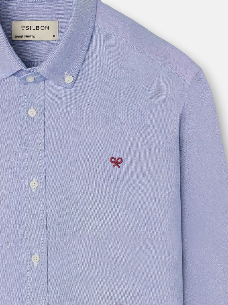 Navy Oxford Sport Shirt