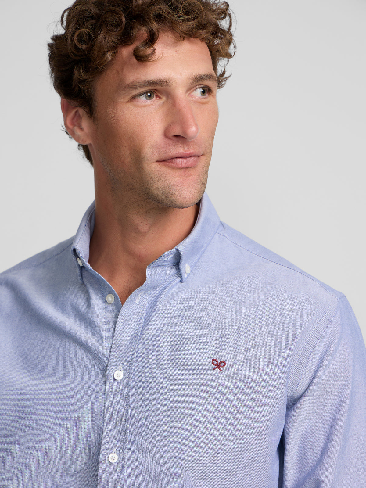 Camisa sport oxford navy