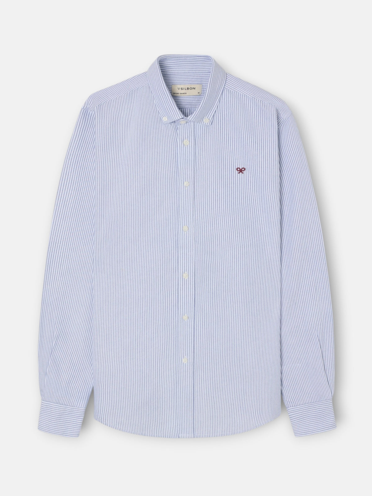 Camisa sport oxford rayas navy