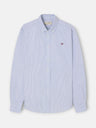 Camisa sport oxford rayas navy