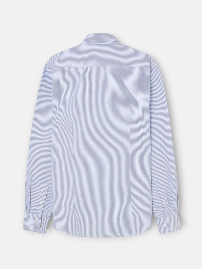 Camisa sport oxford rayas navy
