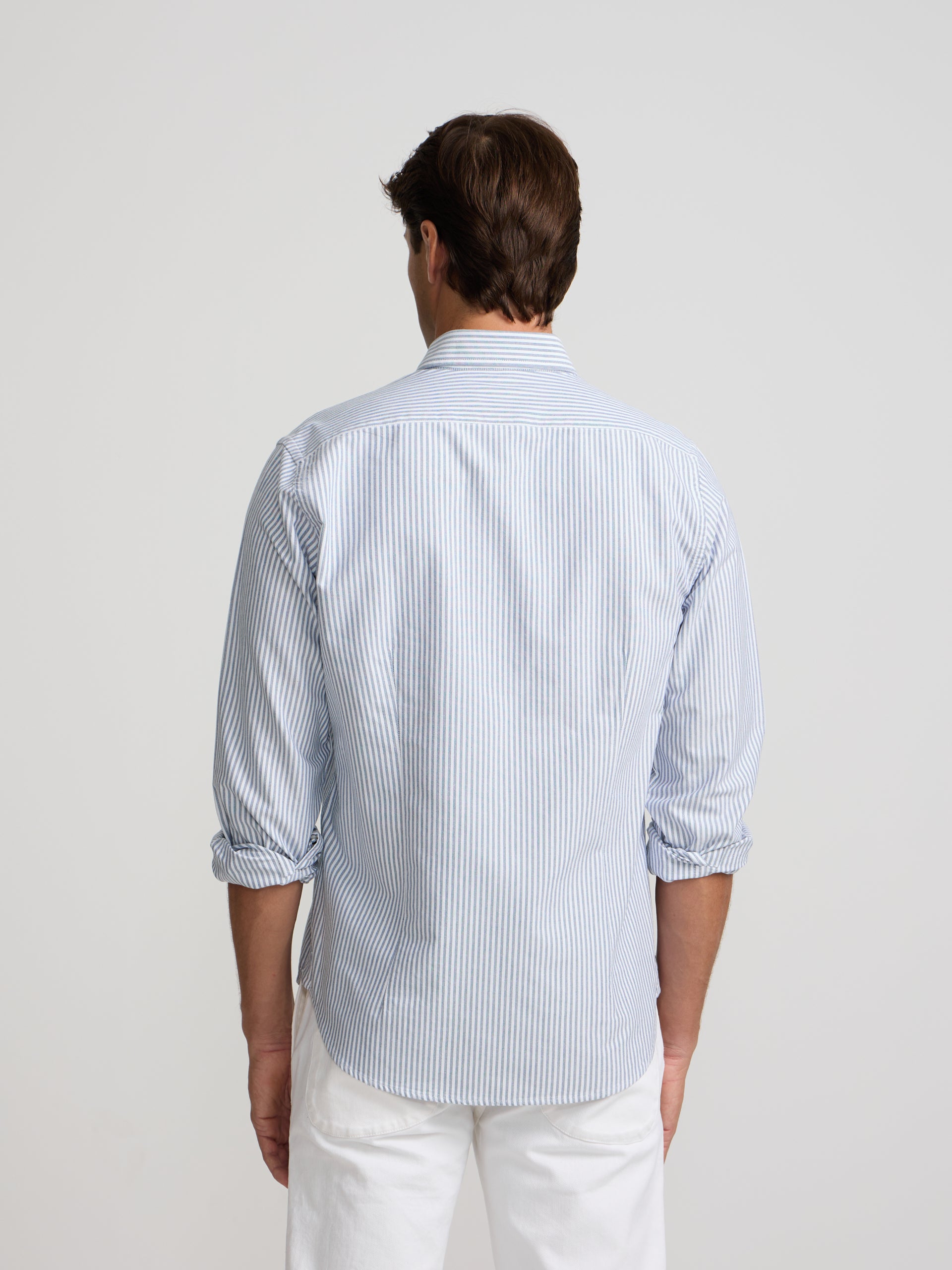 Camisa sport oxford raya media navy