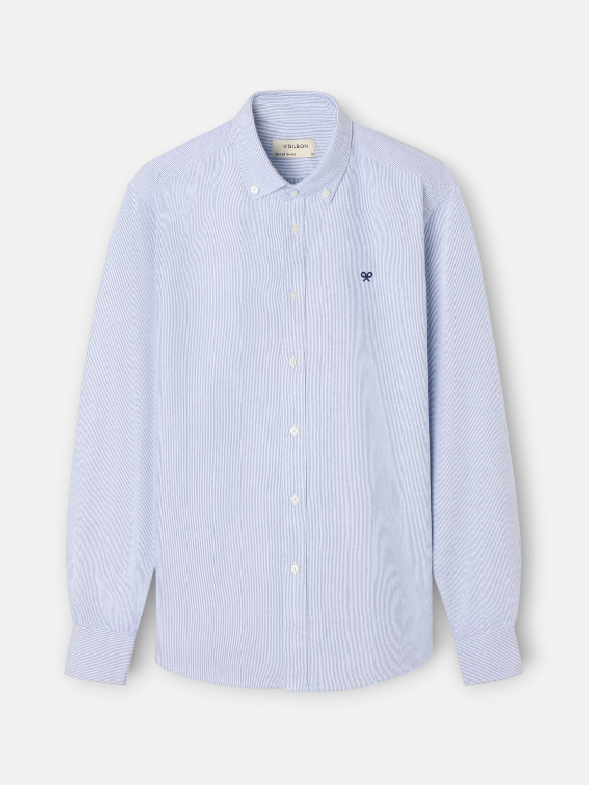 Camisa sport oxford mil rayas navy