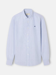 Camisa sport oxford mil rayas navy