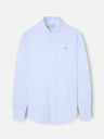 Light blue striped oxford sport shirt