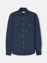 Camisa sport structure bolsillos marino