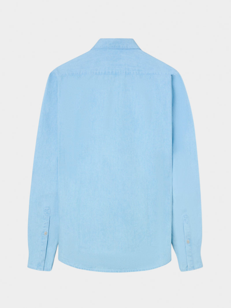 Sport cruise denim polo shirt in medium blue