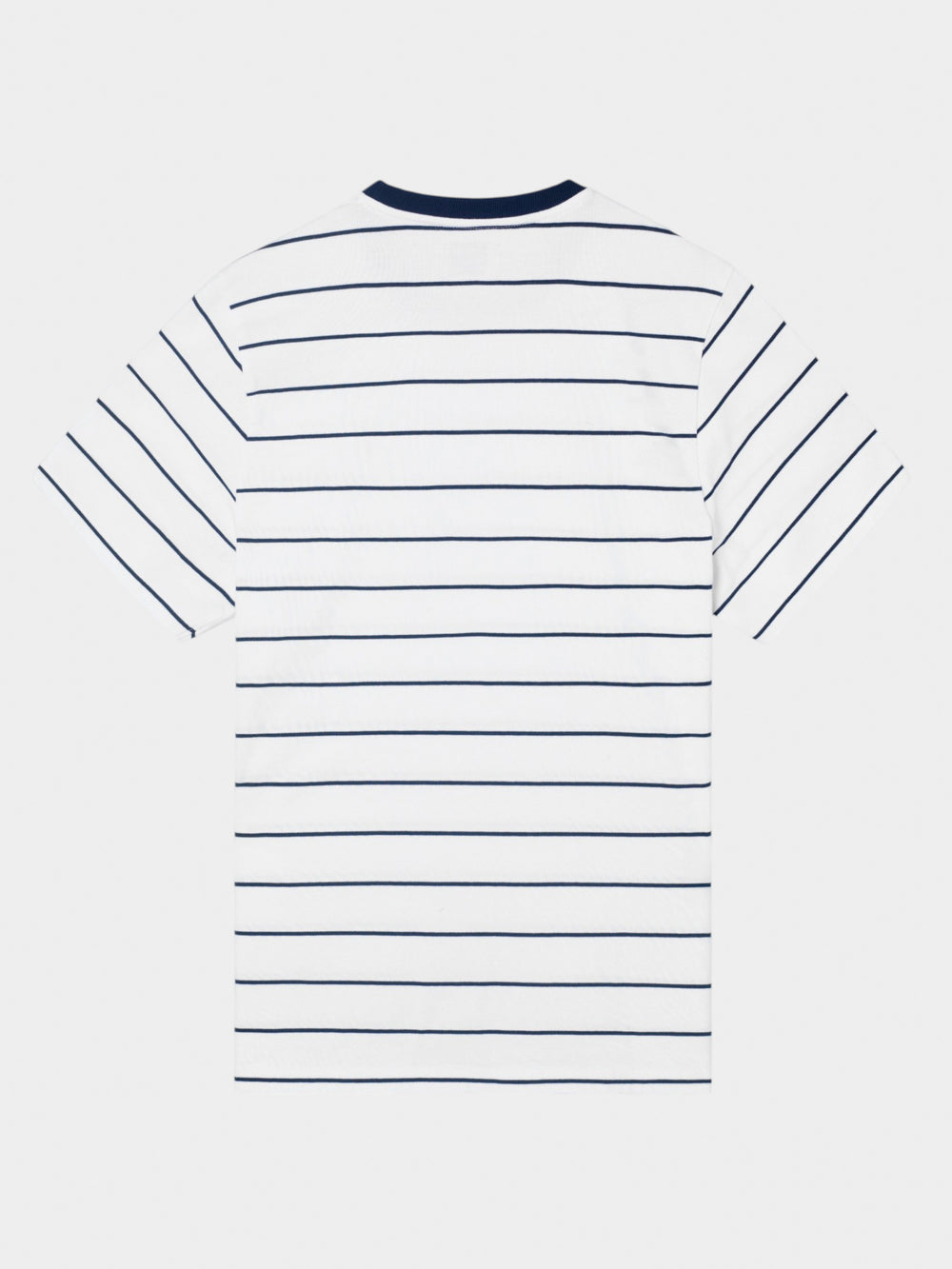 Cruise T-shirt with fine blue stripes