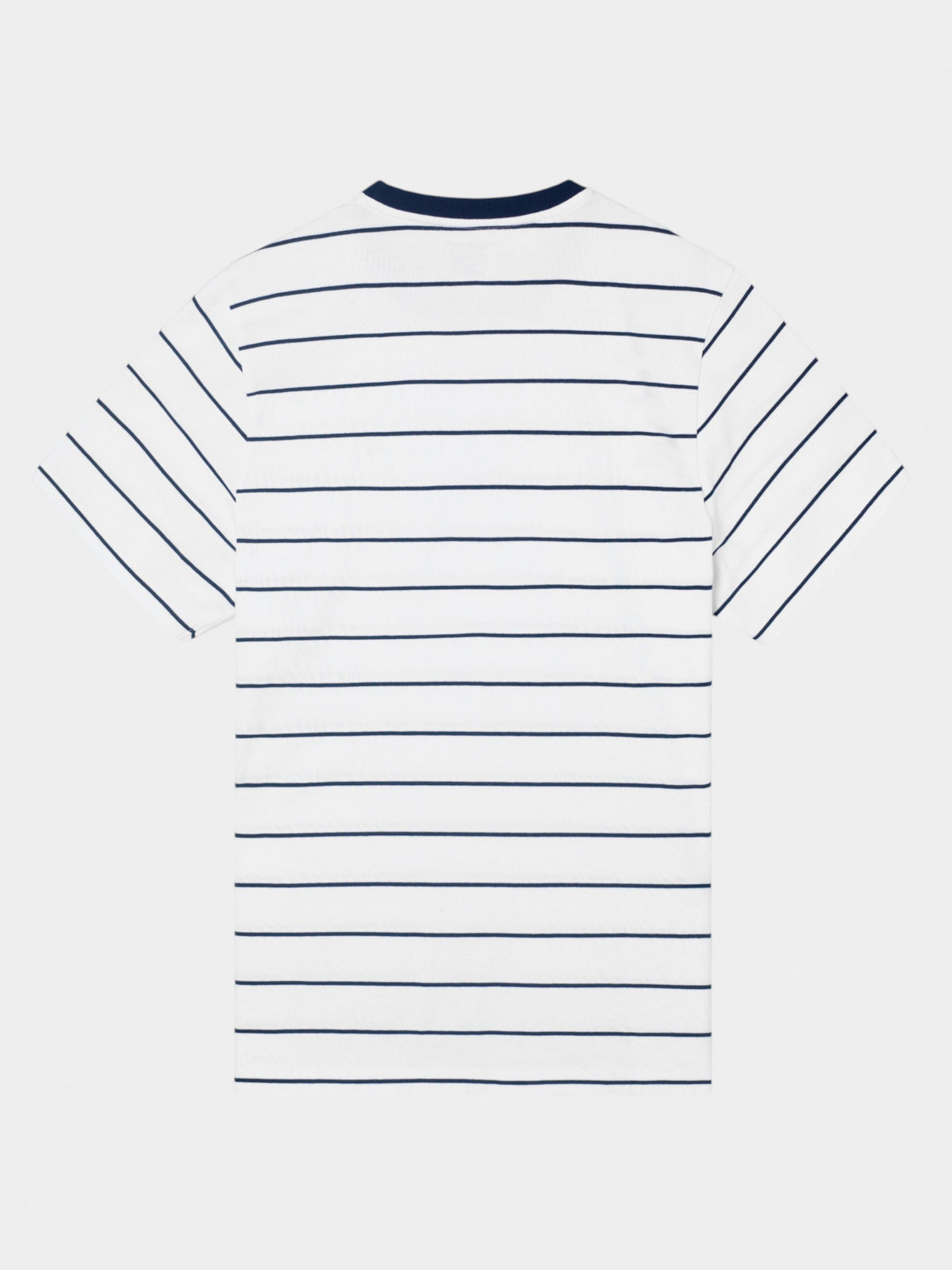 Cruise T-shirt with fine blue stripes