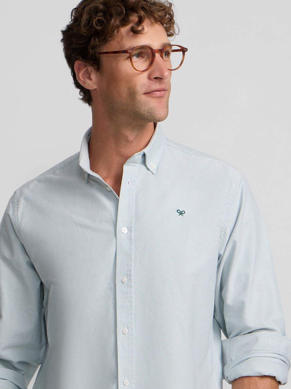 Camisa sport oxford verde
