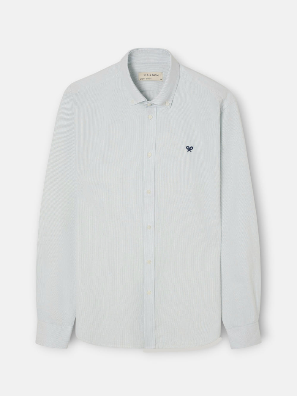 Camisa sport oxford mil rayas verde