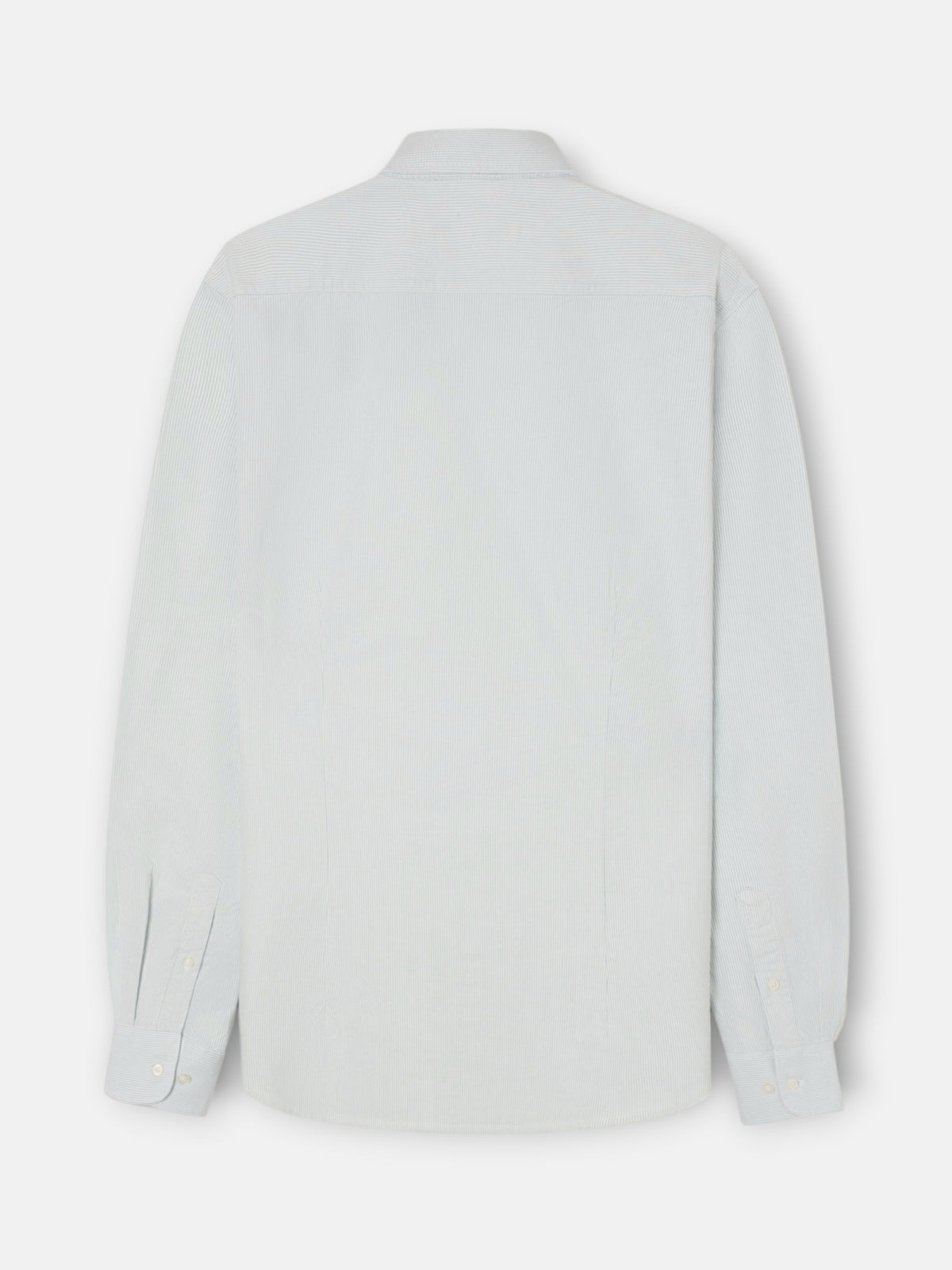 Camisa sport oxford mil rayas verde