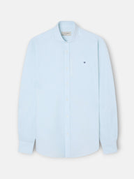Camisa sport oxford rayas horizontales verde