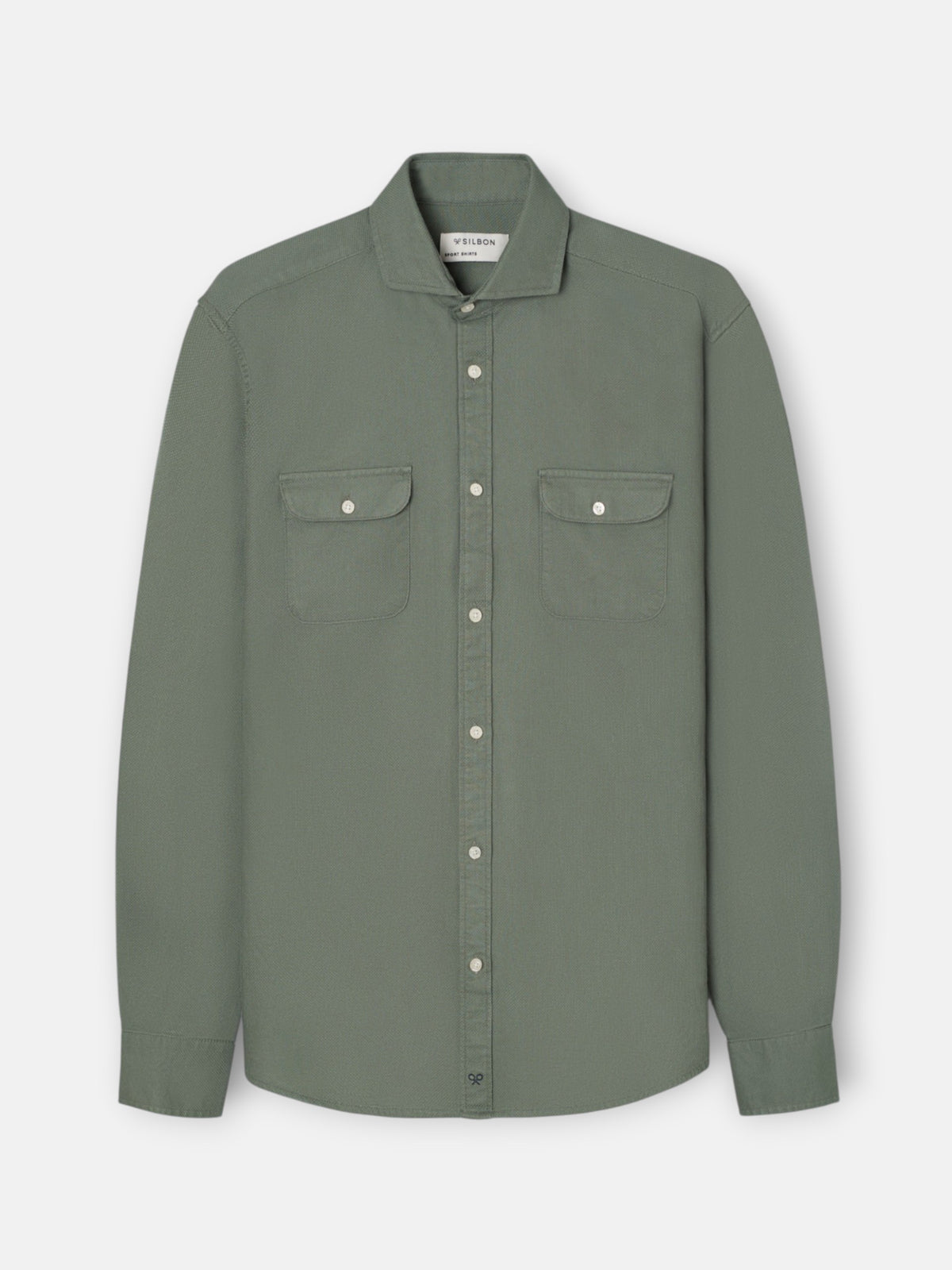 Camisa sport structure bolsillos verde