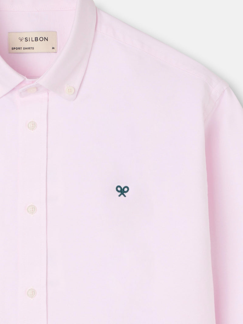 Chemise sport oxford rose