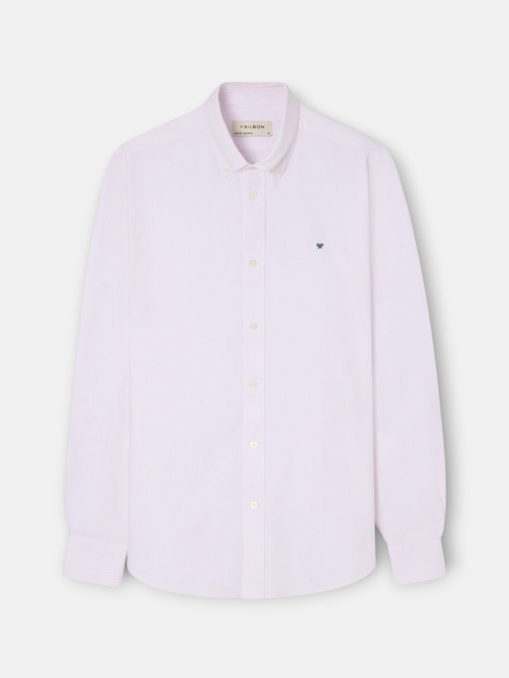 Camisa sport oxford rayas rosa