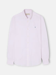 Camisa sport oxford rayas rosa