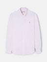 Camisa sport oxford rayas rosa