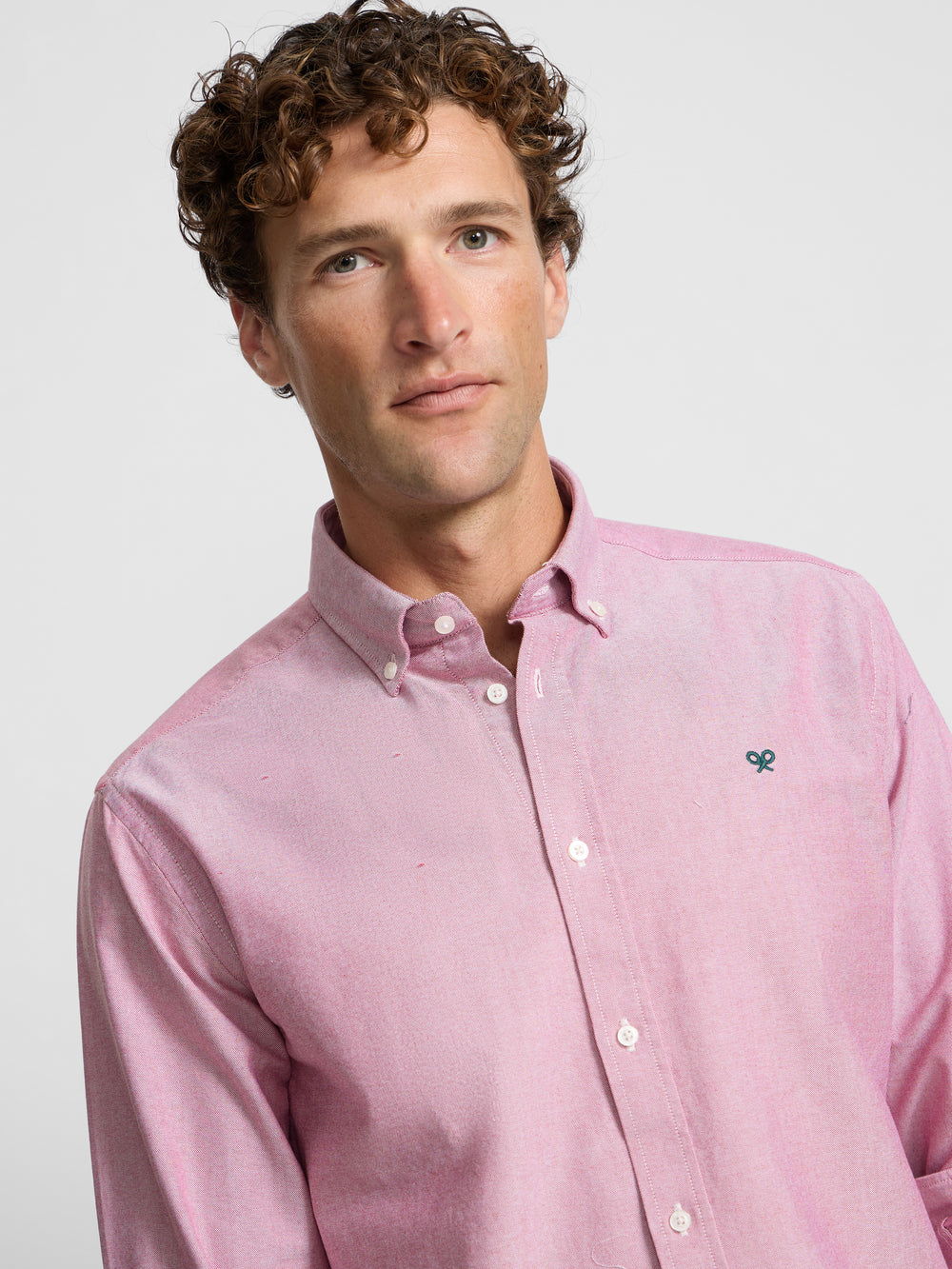 Burgundy Oxford Sport Shirt