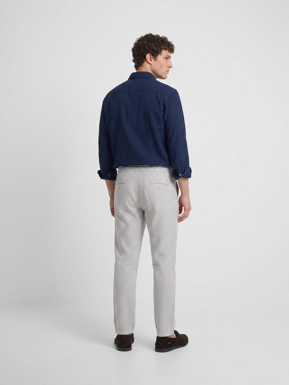Pantalon sport cruise rayas azules