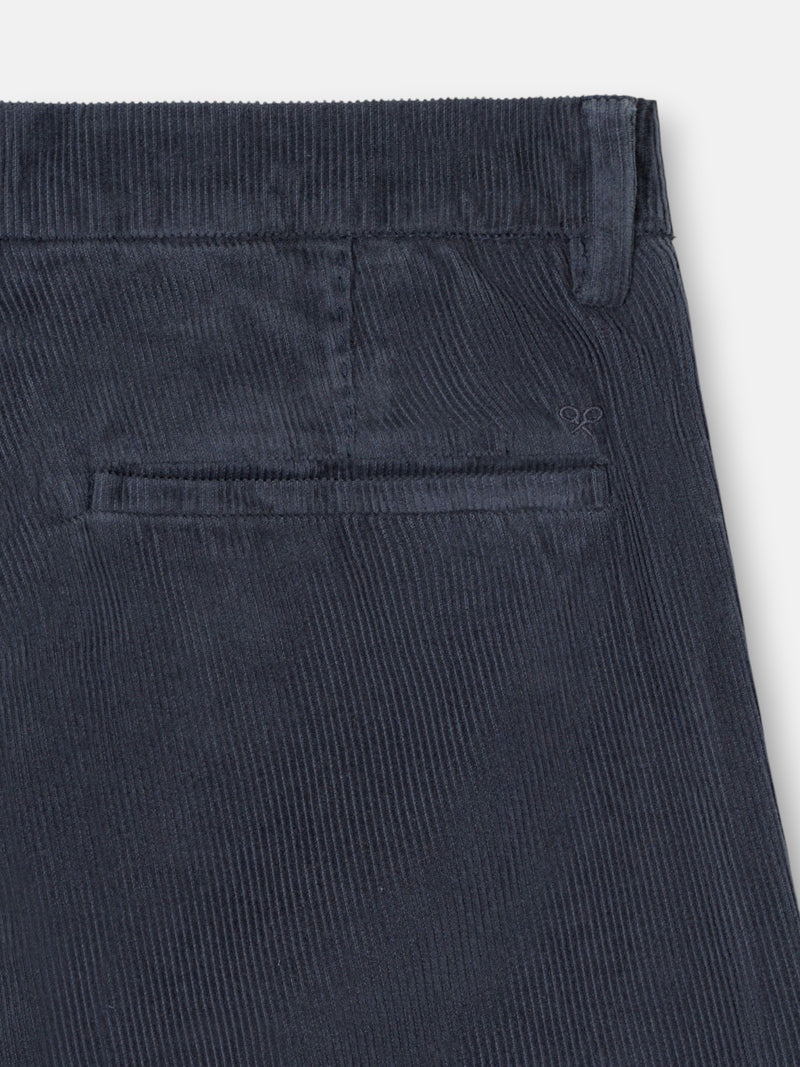 Pantalon sport chino pana gris marengo