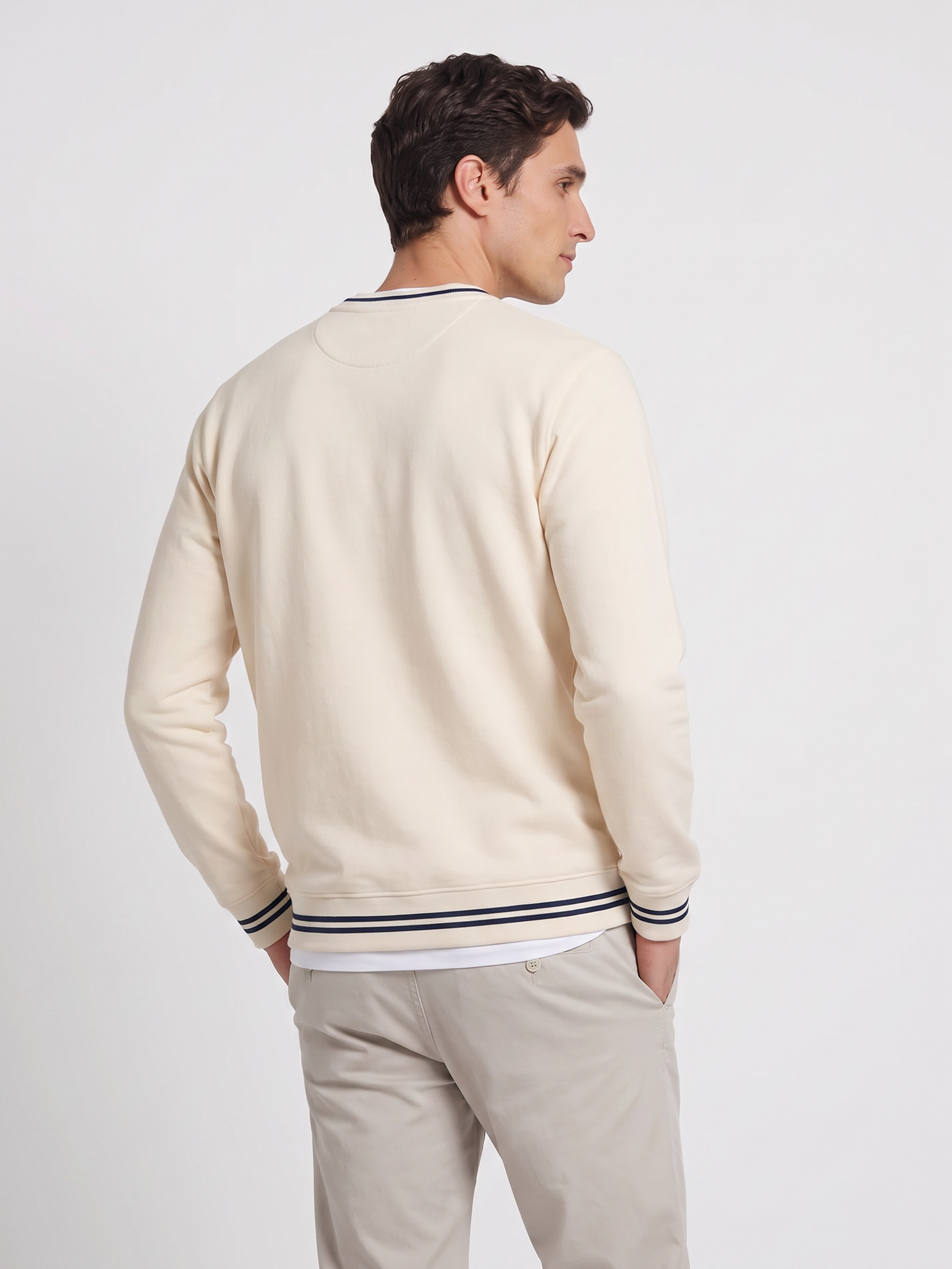 Sweat-shirt sb éponge crème