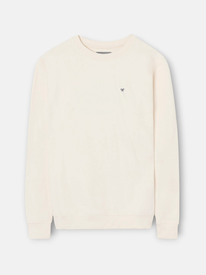 Sudadera Silbon preppy crema