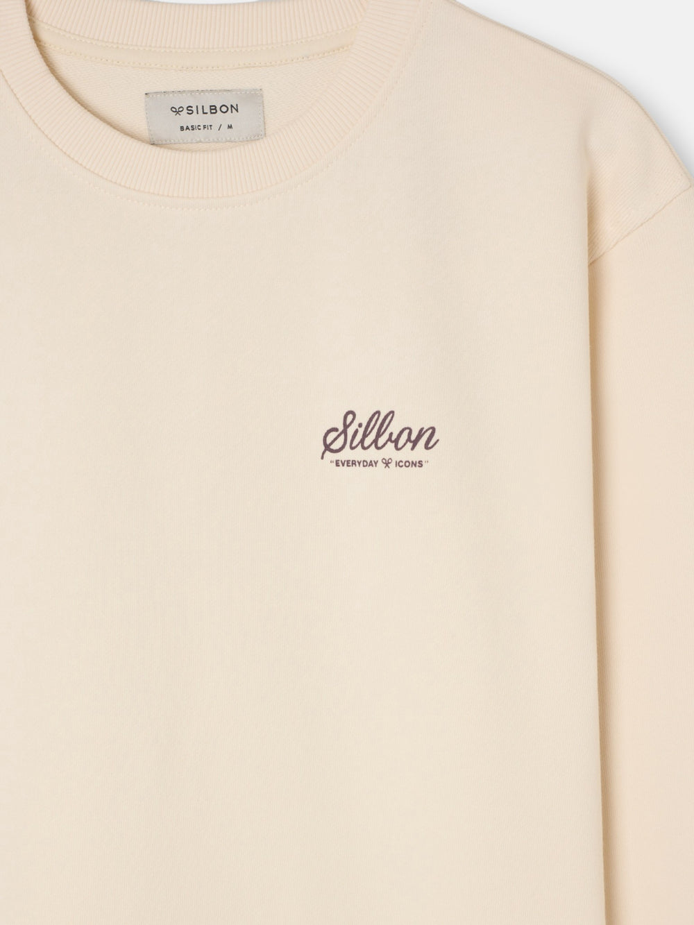 Sweat-shirt varsity club crème