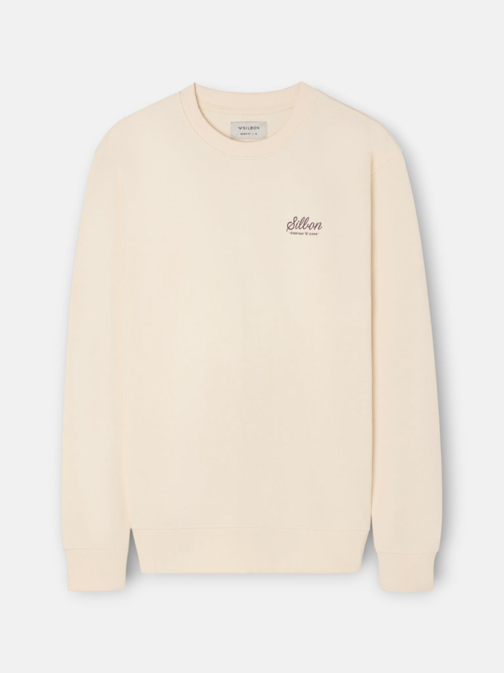 Sudadera varsity club crema