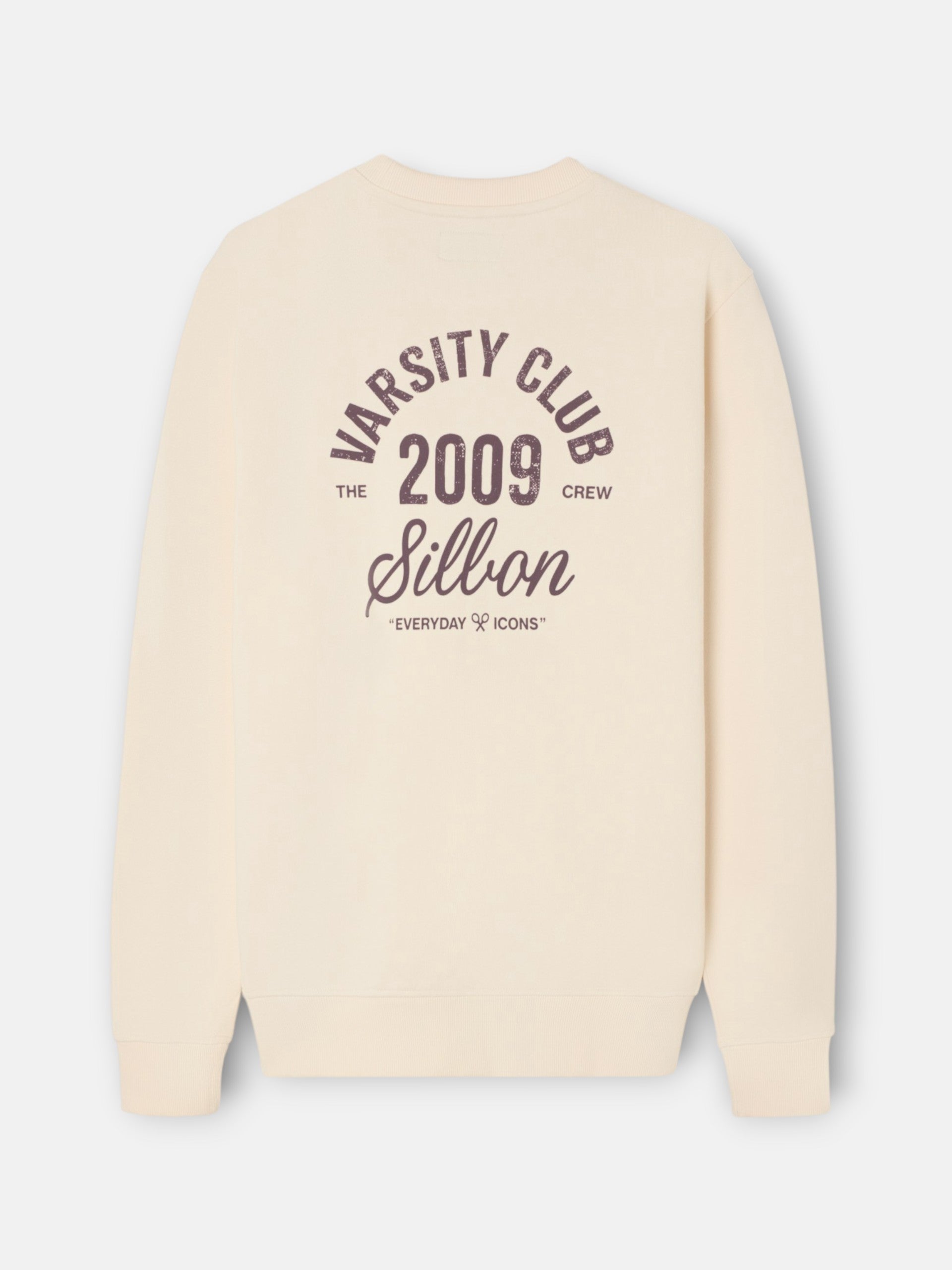 Sweatshirt varsity club creme