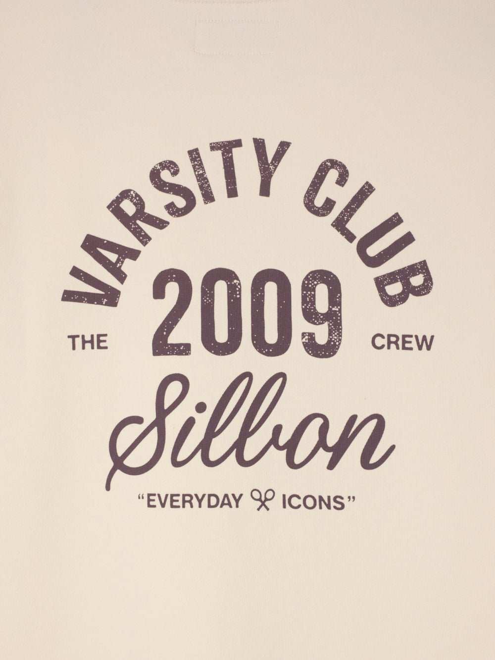 Sweat-shirt varsity club crème