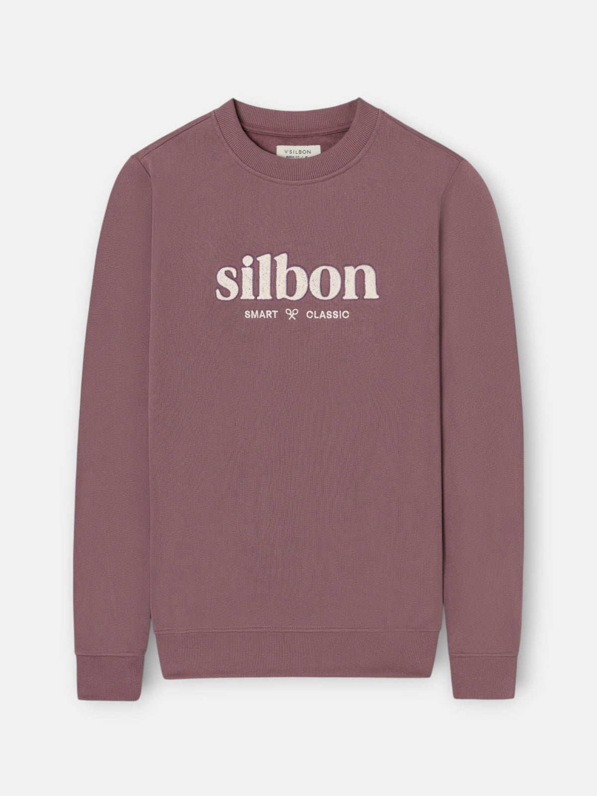 Sudadera silbon smart classic burdeos