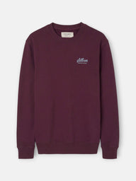 Sudadera varsity club burdeos