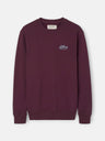 Sweatshirt varsity club bordô