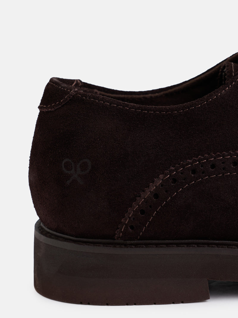 Zapato clasico ante marron