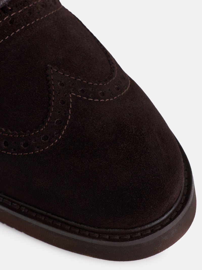 Zapato clasico ante marron