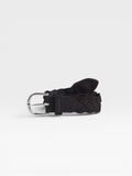 Cinturon trenzado cruise marron oscuro