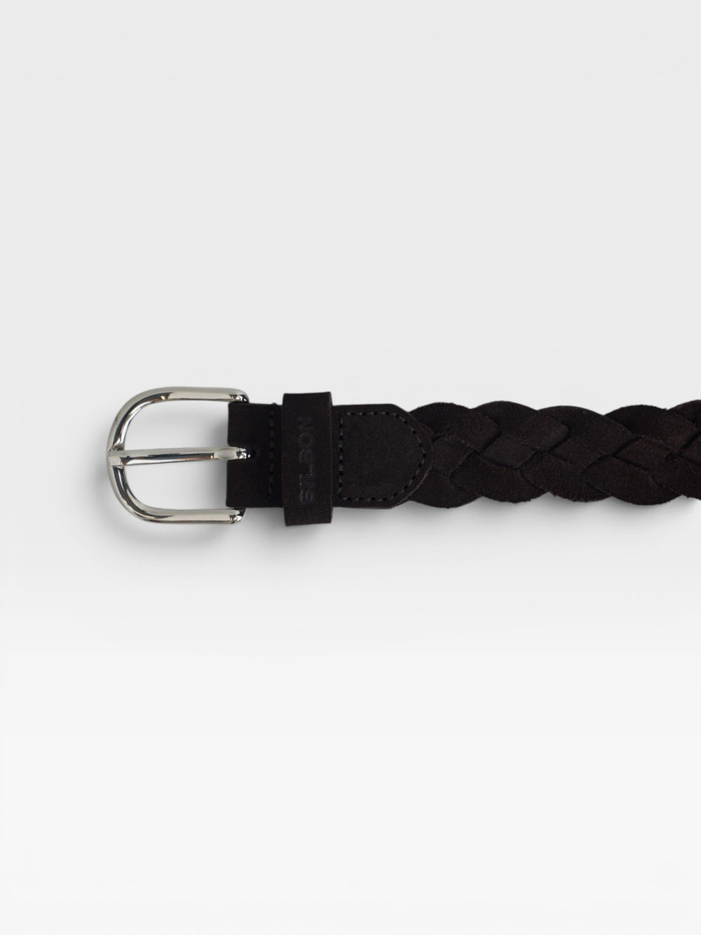 Cinturon trenzado cruise marron oscuro