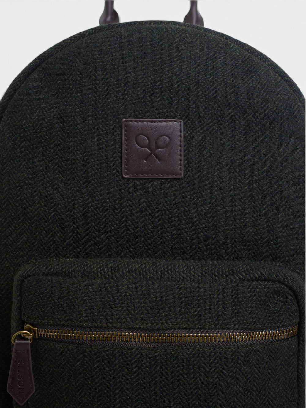 Mochila tejido espiga verde