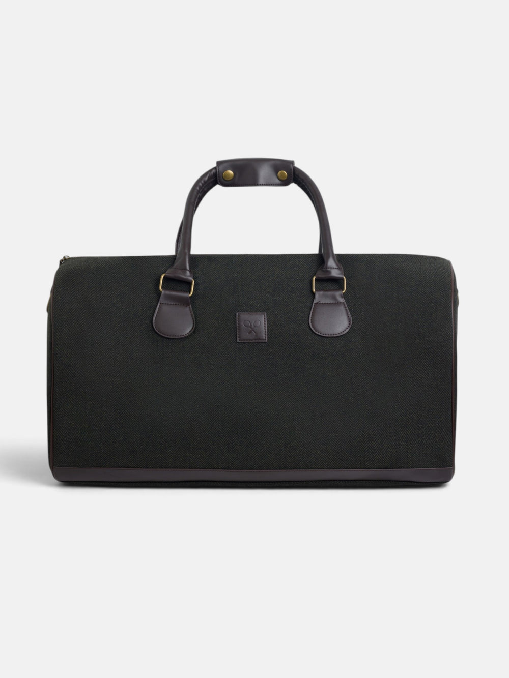Bolsa de viaje tejido espiga verde