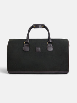 Bolsa de viaje tejido espiga verde