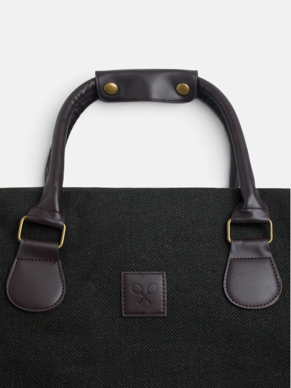 Bolsa de viaje tejido espiga verde