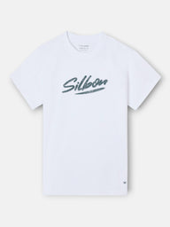 Camiseta silbon pencil blanca