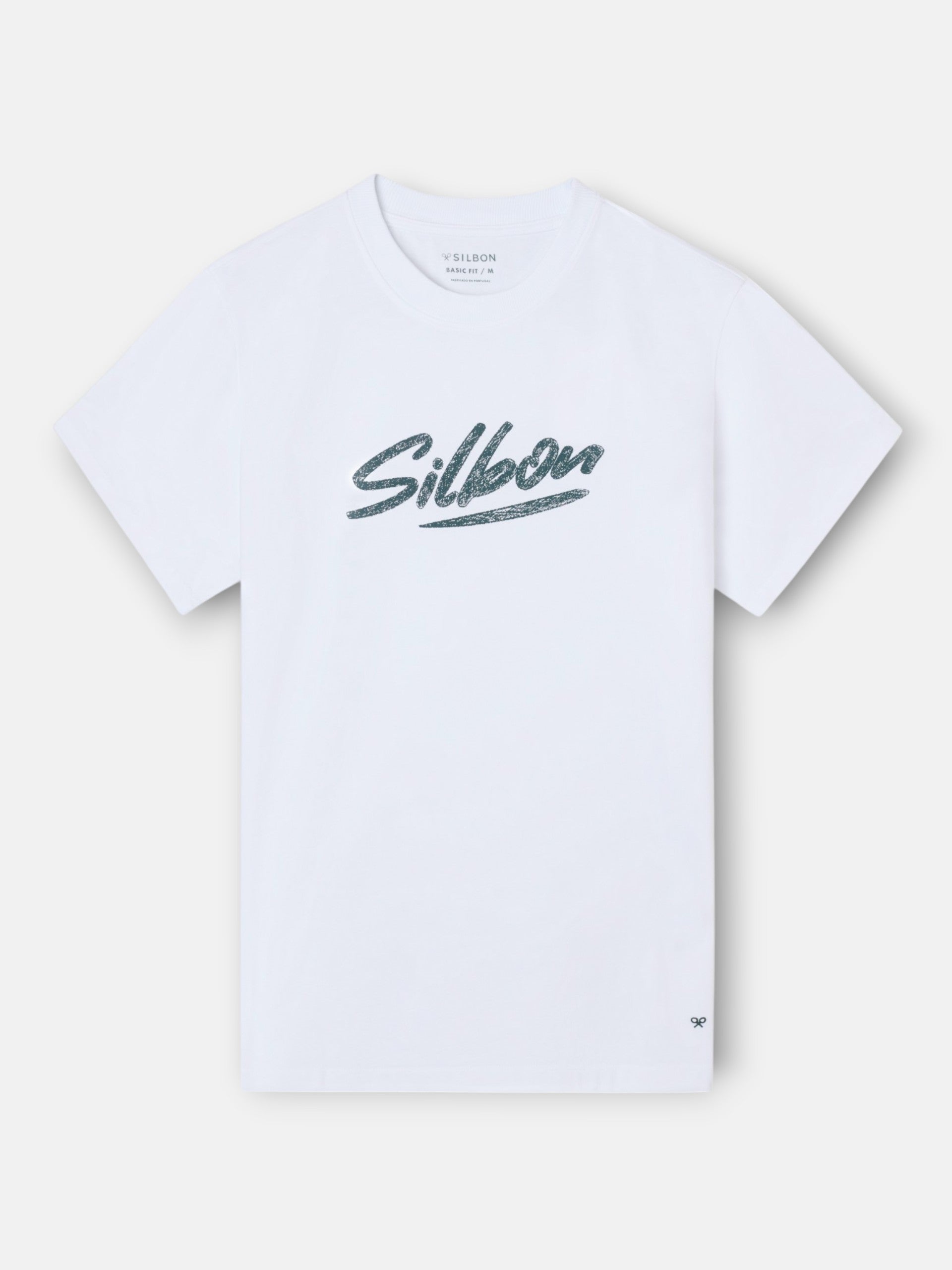 Camiseta silbon pencil blanca