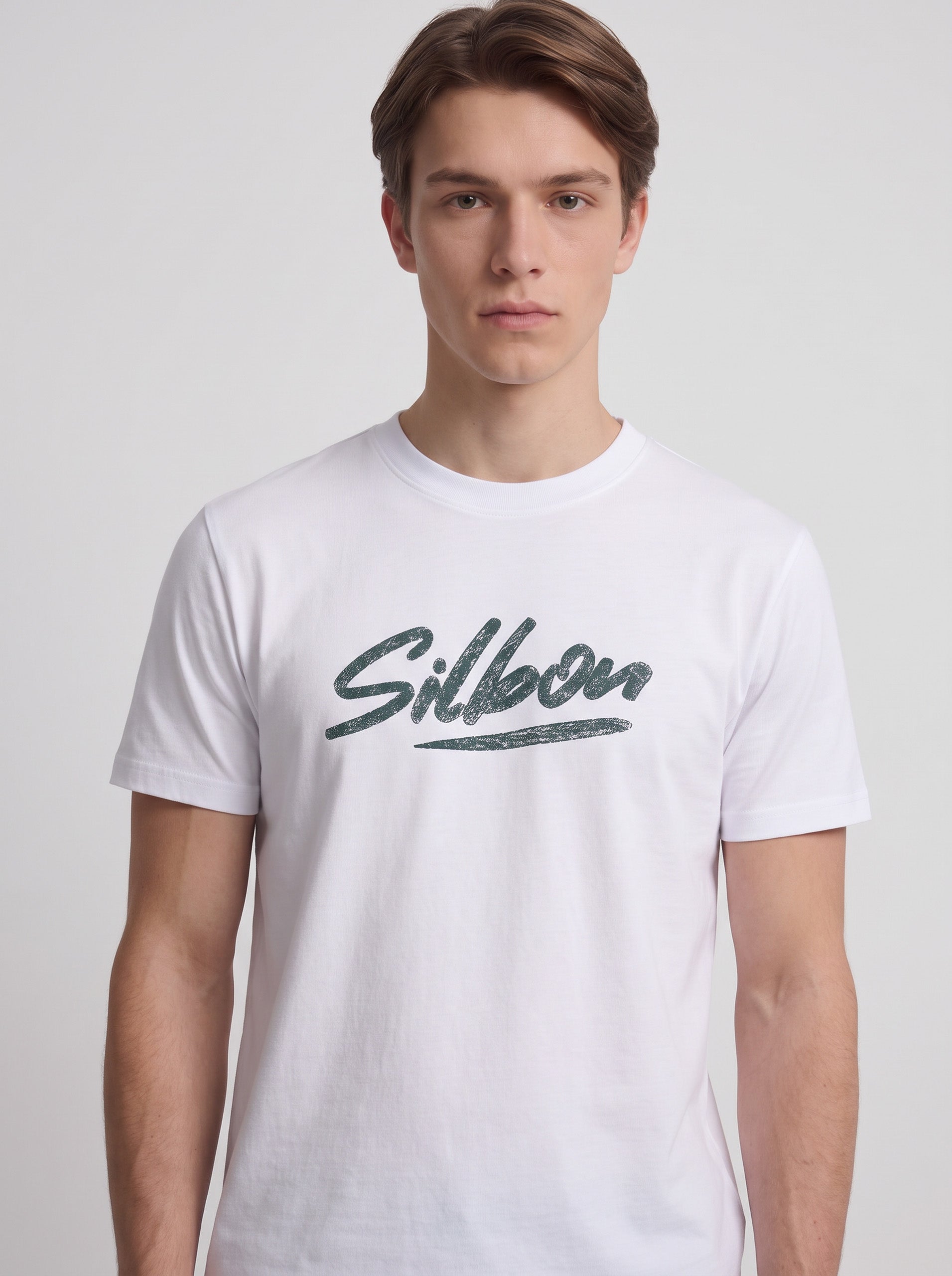 White Silbon Pencil T-shirt